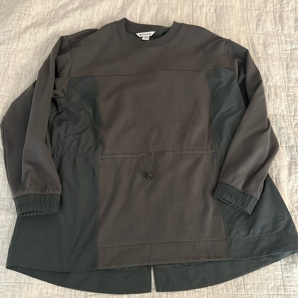 Athleta Tops | Athleta Triumph Hybrid Crewneck Sweatshirt Women’s Size L
